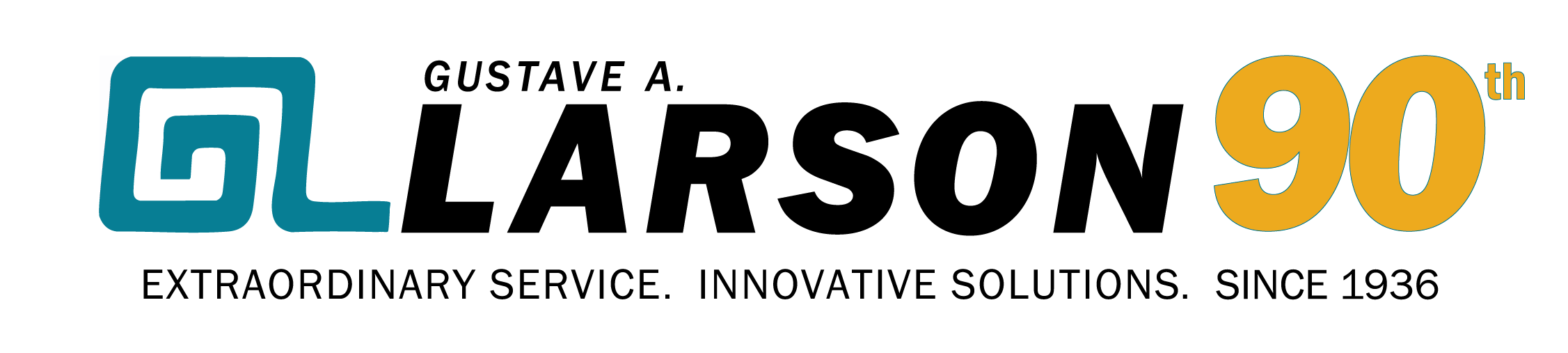 Larson 90th Logo_Horizontal FINAL-2