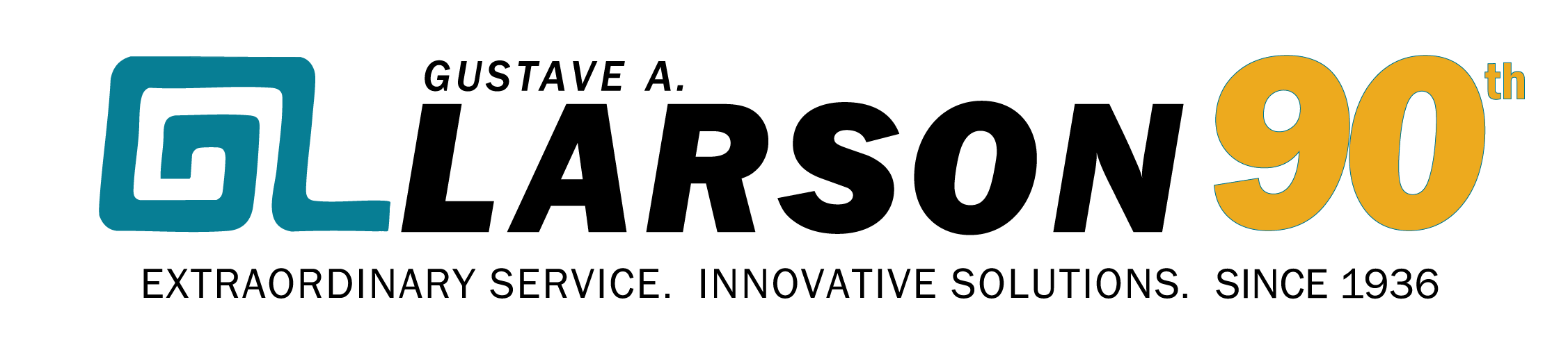 Larson 90th Logo_Horizontal FINAL-1