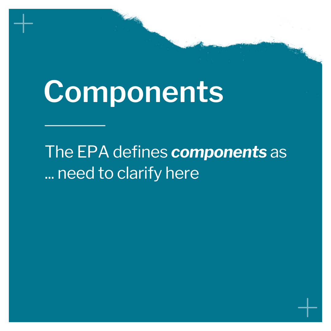 Glossary of Terms - Components